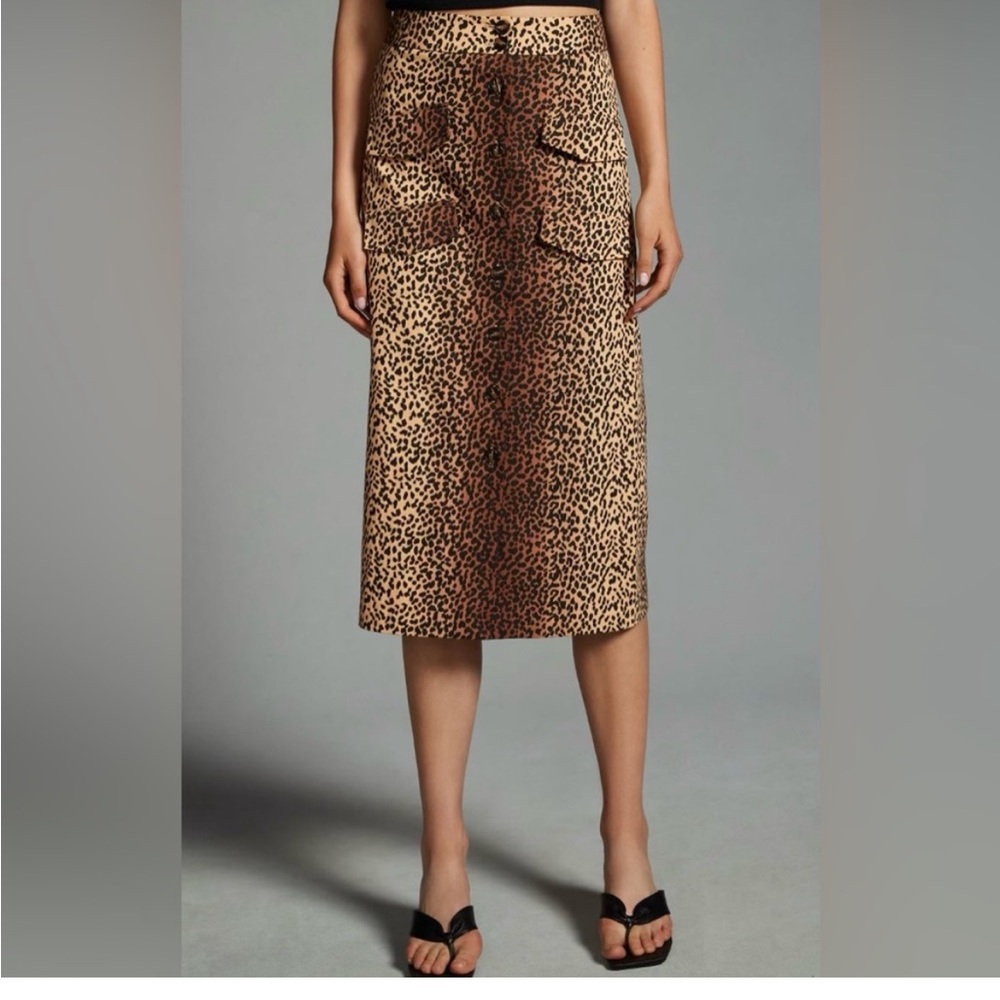 Mare Mare x Anthropologie utility midi skirt